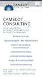 Mobile Screenshot of camelot-consulting.at