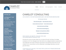 Tablet Screenshot of camelot-consulting.at